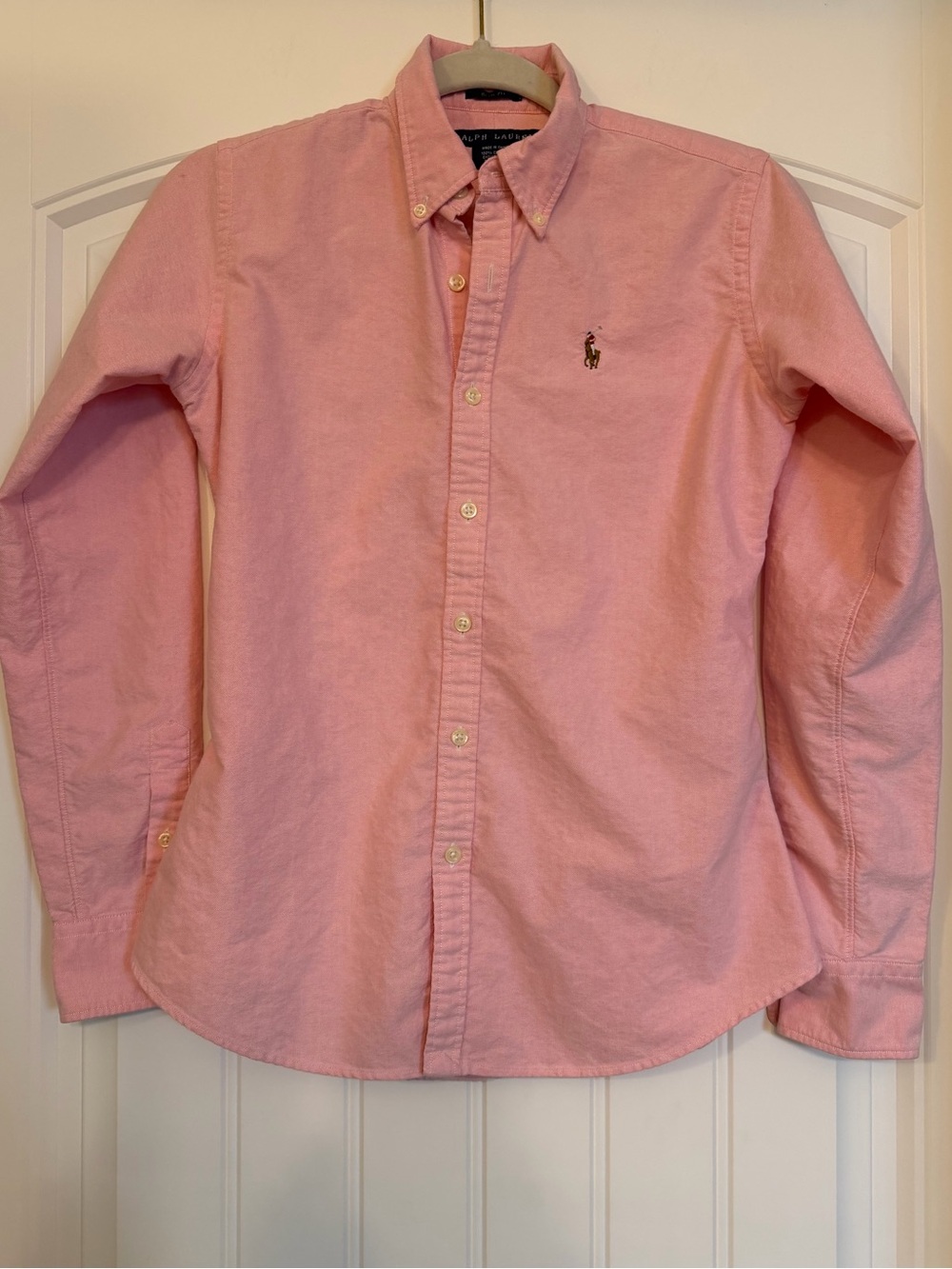 Ralph Lauren Pink Oxford Button-Down Shirt